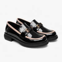Women's Patent Loafers – Round-Toe