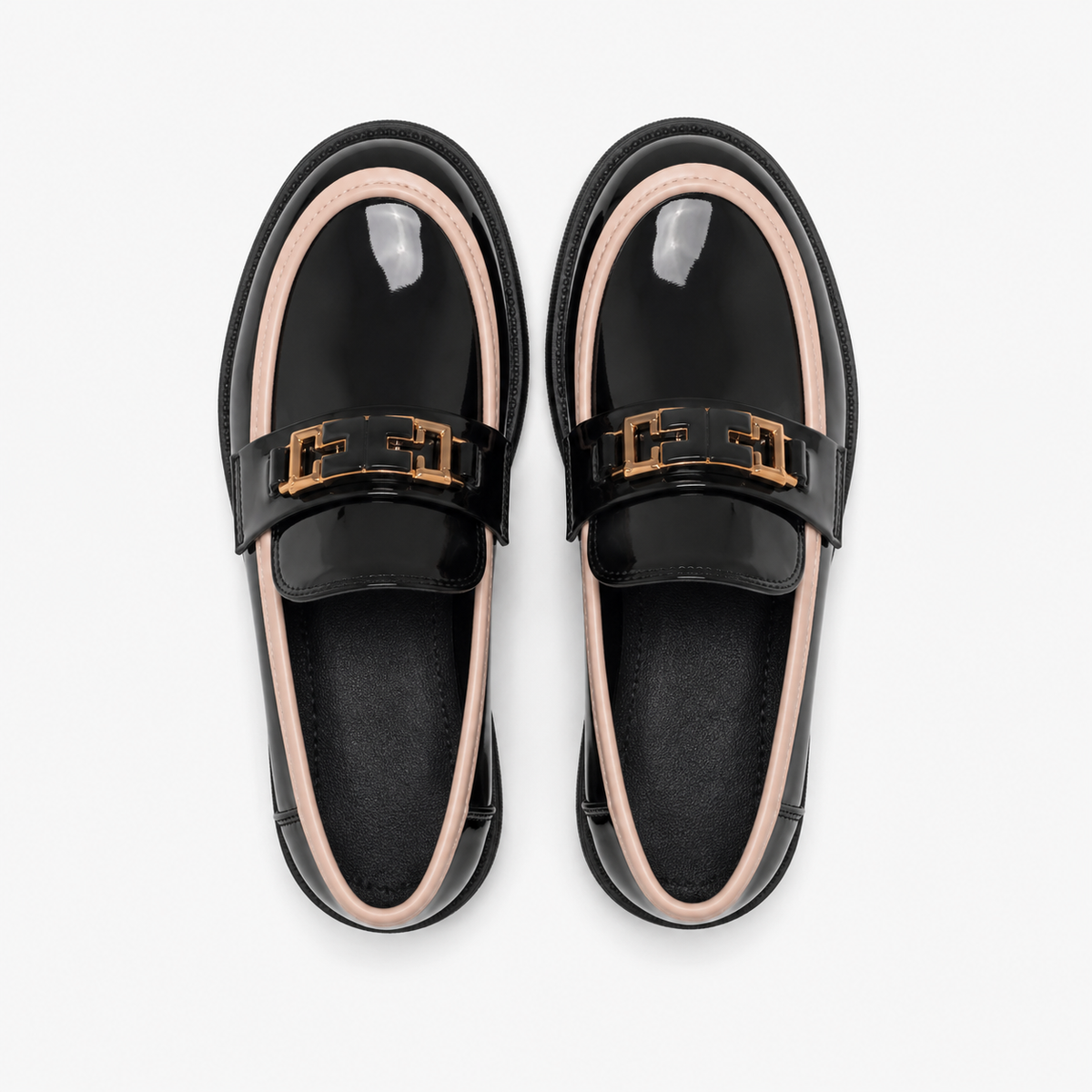 Women's Patent Loafers – Round-Toe