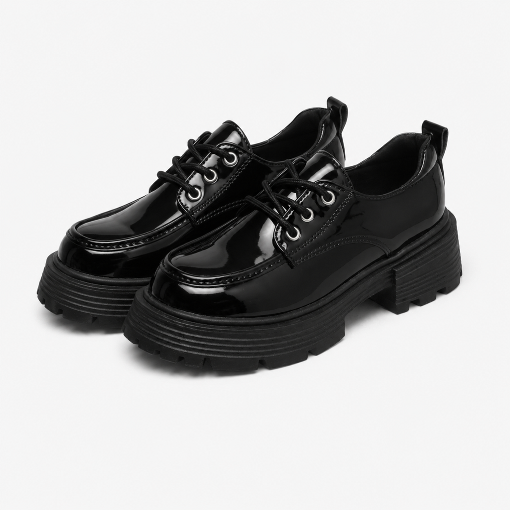Women's Patent Loafers – Platform