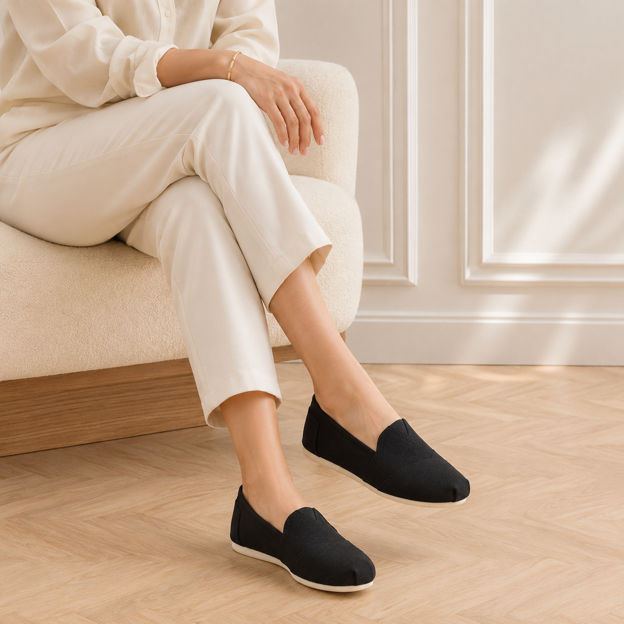 Foldable Women's Soft Loafers