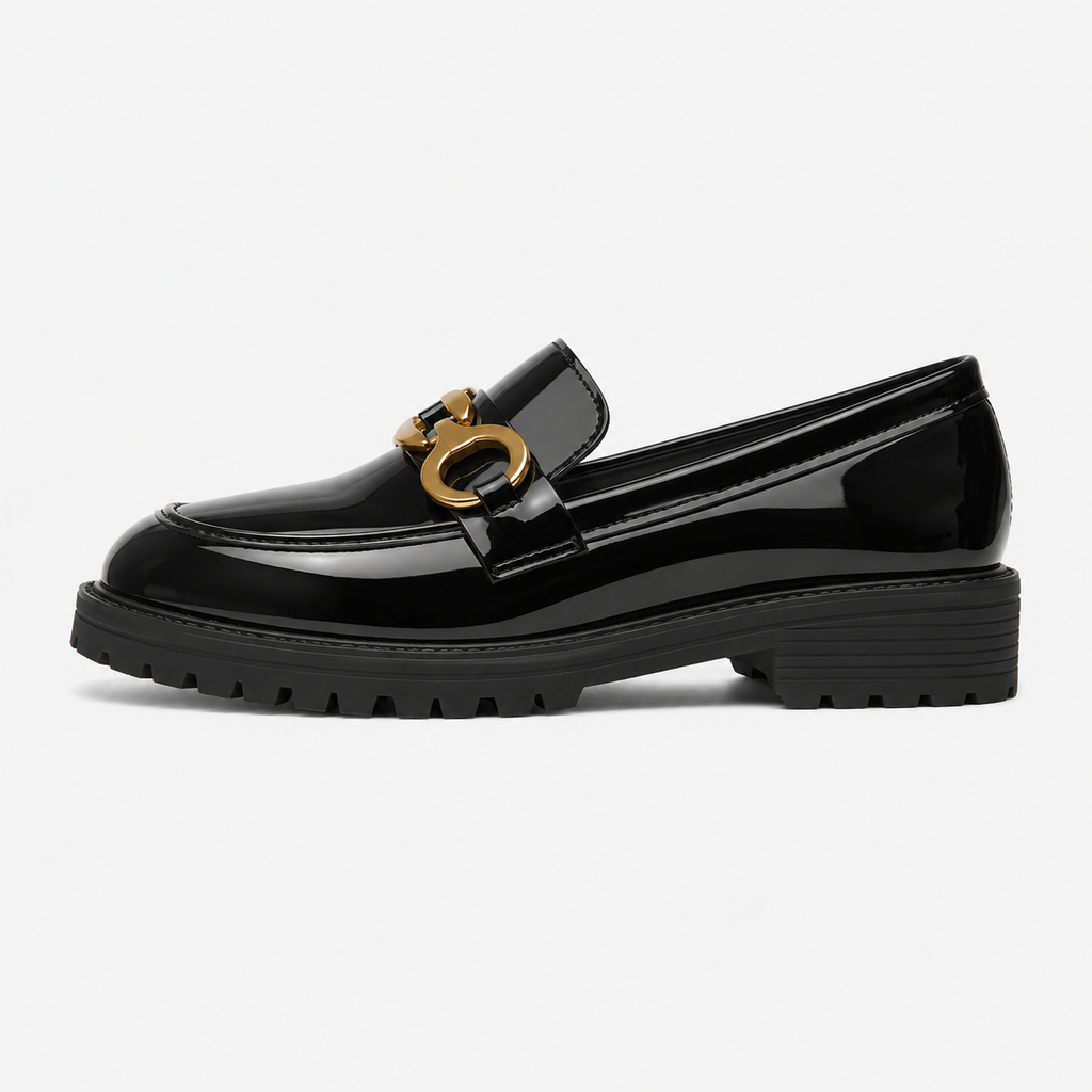 Women's Platform Loafers with Thick Sole