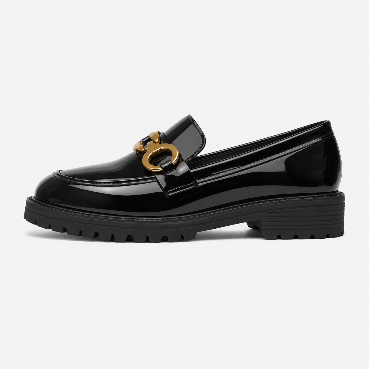 Women's Platform Loafers with Thick Sole