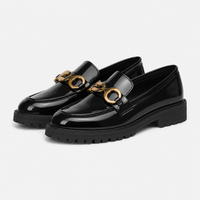 Women's Platform Loafers with Thick Sole