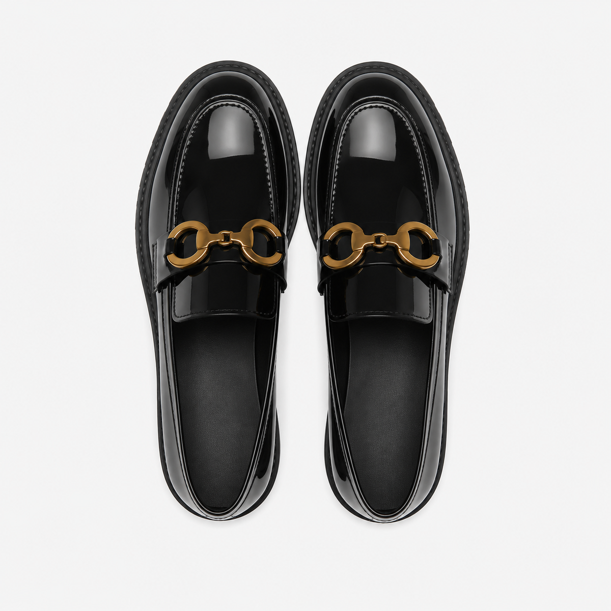 Women's Platform Loafers with Thick Sole