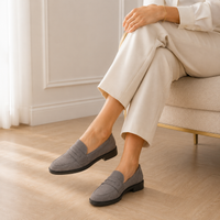 Elegant Women's Suede Loafers