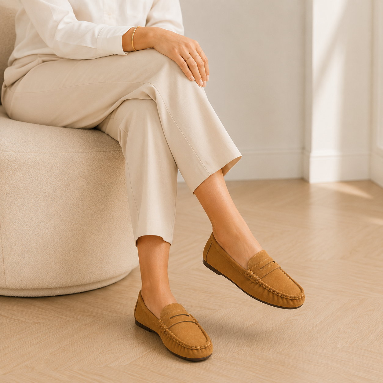 Women's Summer Suede Loafers