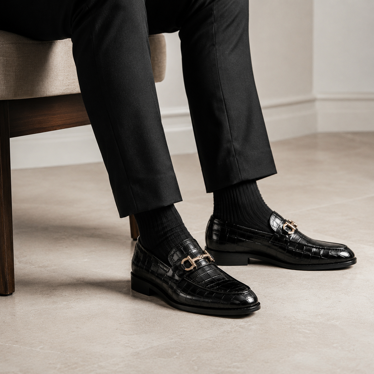 Men's Patent Evening Loafers