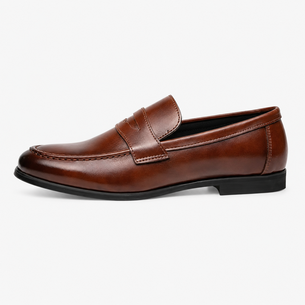 Men's Patent Loafers – Leather Sole