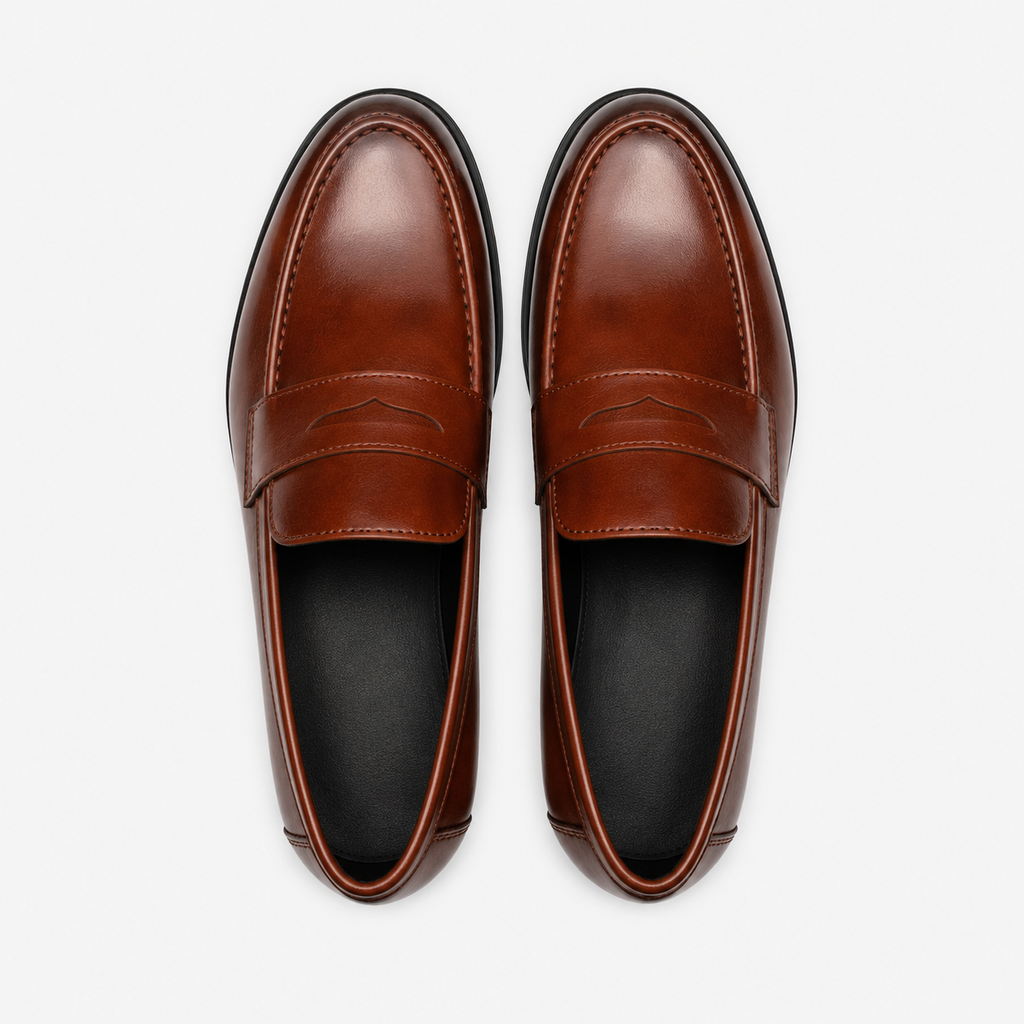 Men's Patent Loafers – Leather Sole