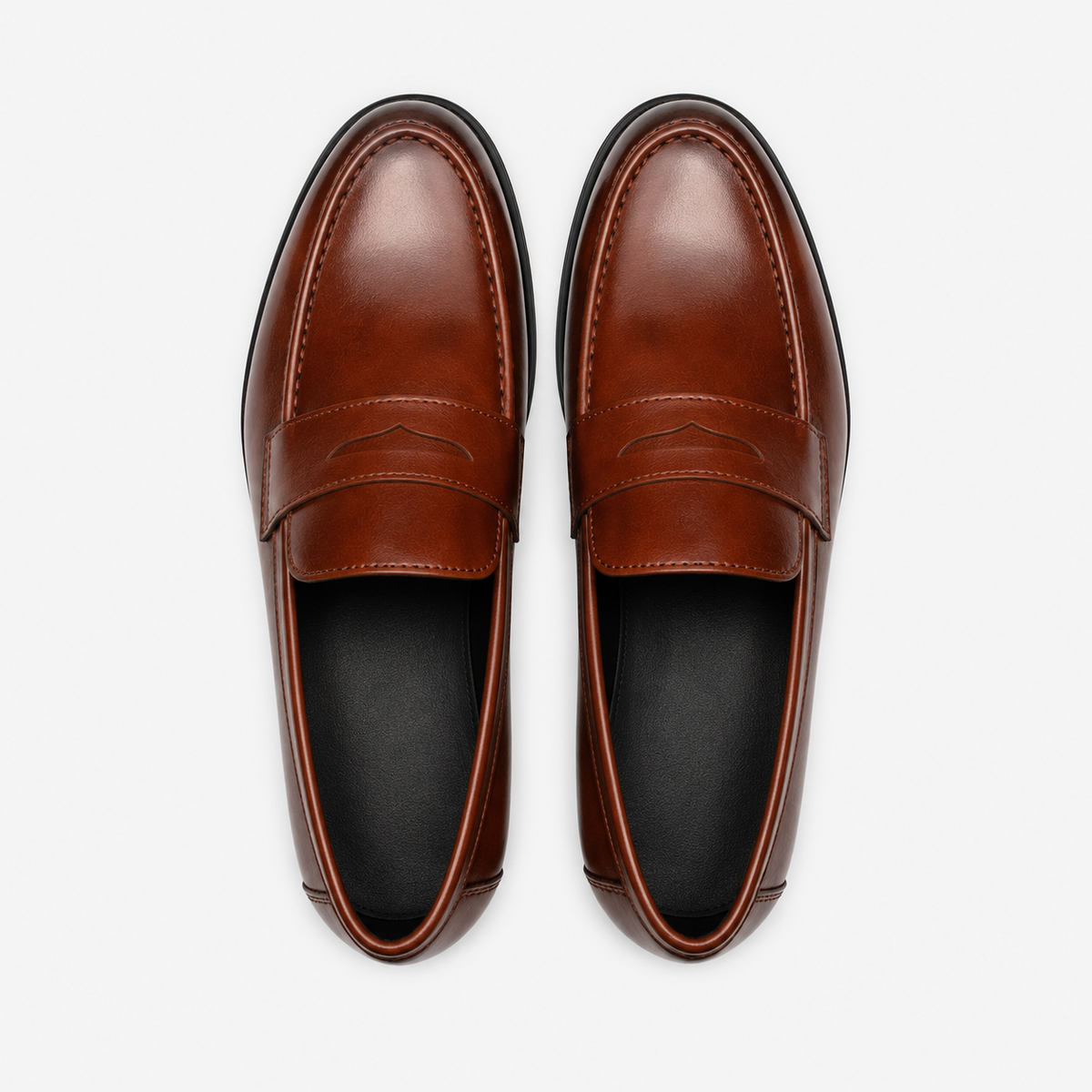 Men's Patent Loafers – Leather Sole