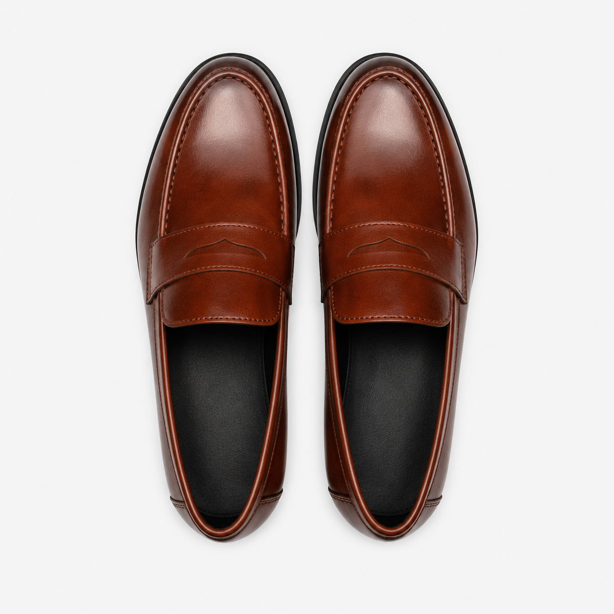 Men's Patent Loafers – Leather Sole