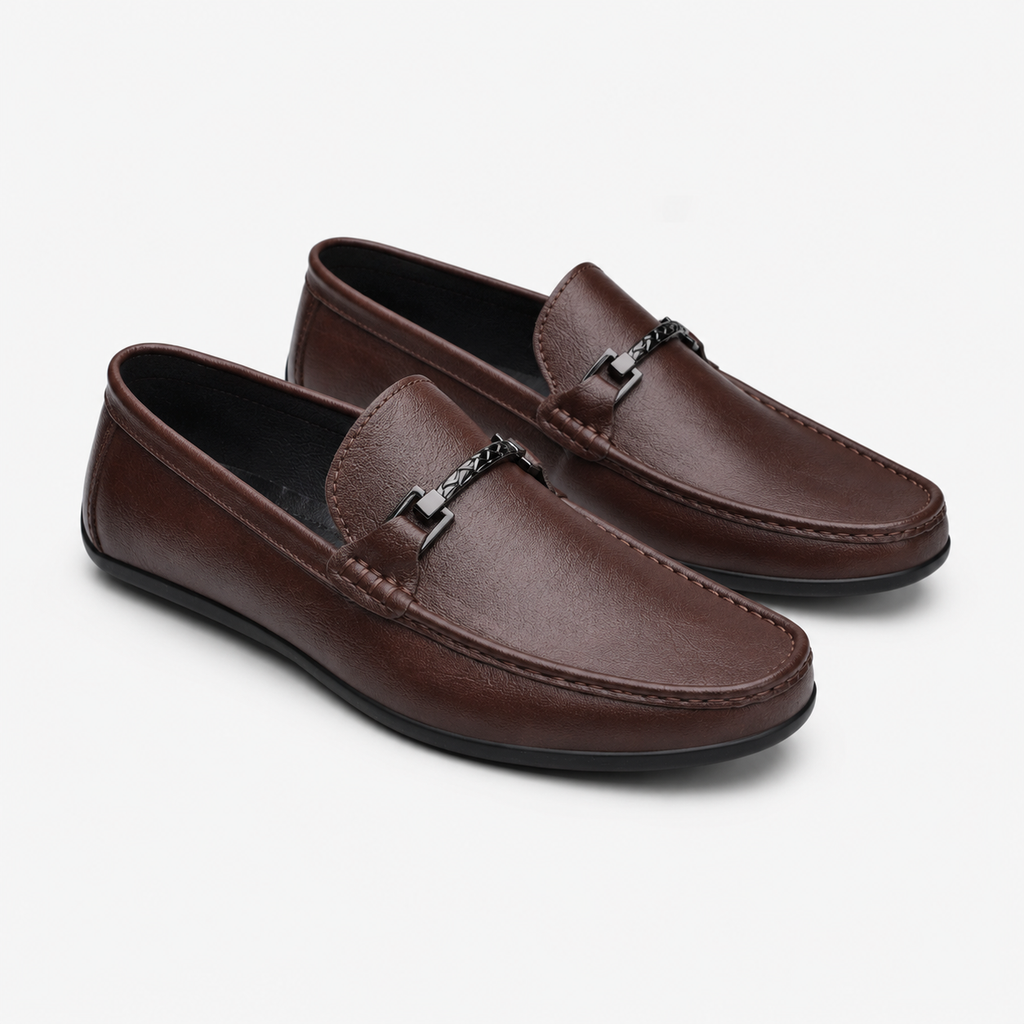 Men's Patent Loafers Without Laces