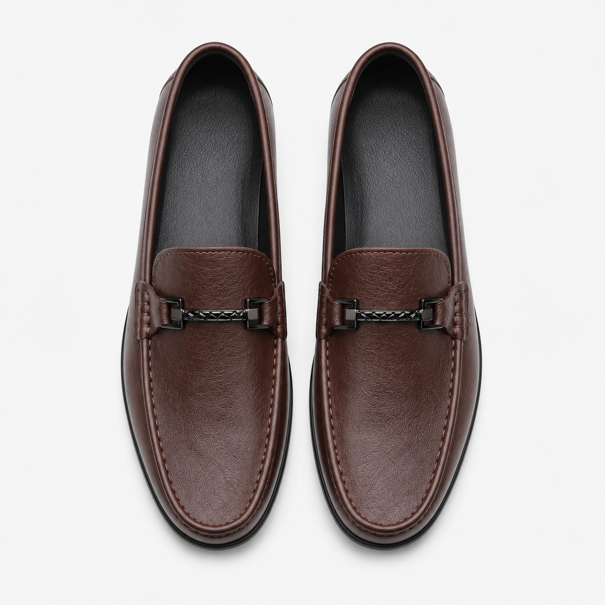 Men's Patent Loafers Without Laces