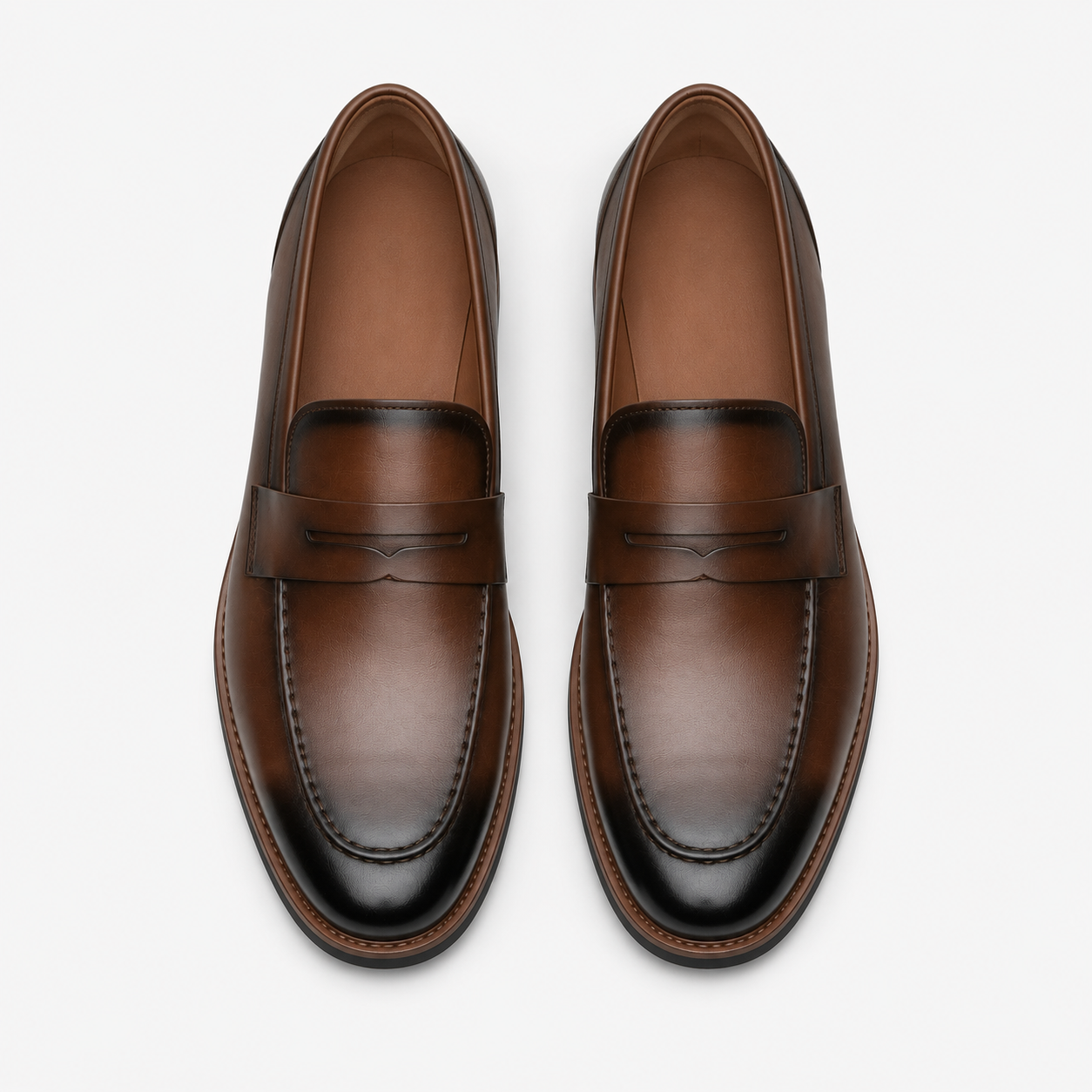 Men's Shiny Patent Loafers