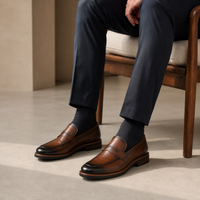 Men's Shiny Patent Loafers