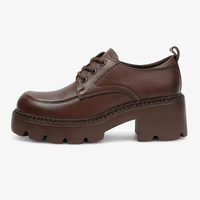 Women's Platform Loafers with Notched Sole