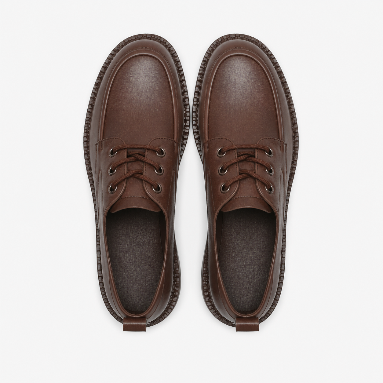 Women's Platform Loafers with Notched Sole