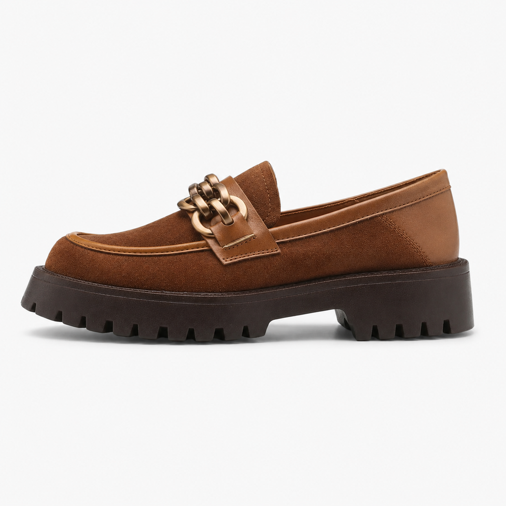 Women's Chain Platform Loafers