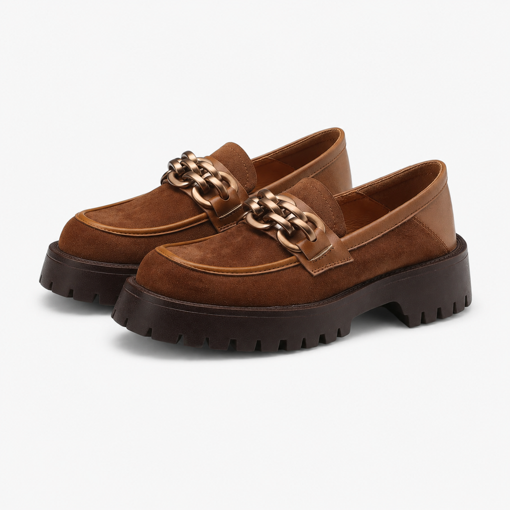 Women's Chain Platform Loafers