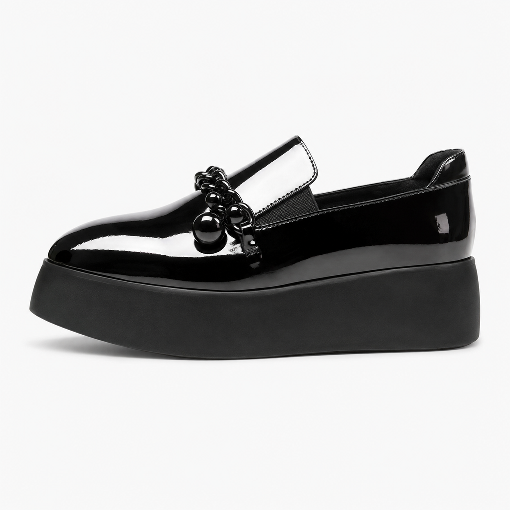 Women's Round-Toe Platform Loafers