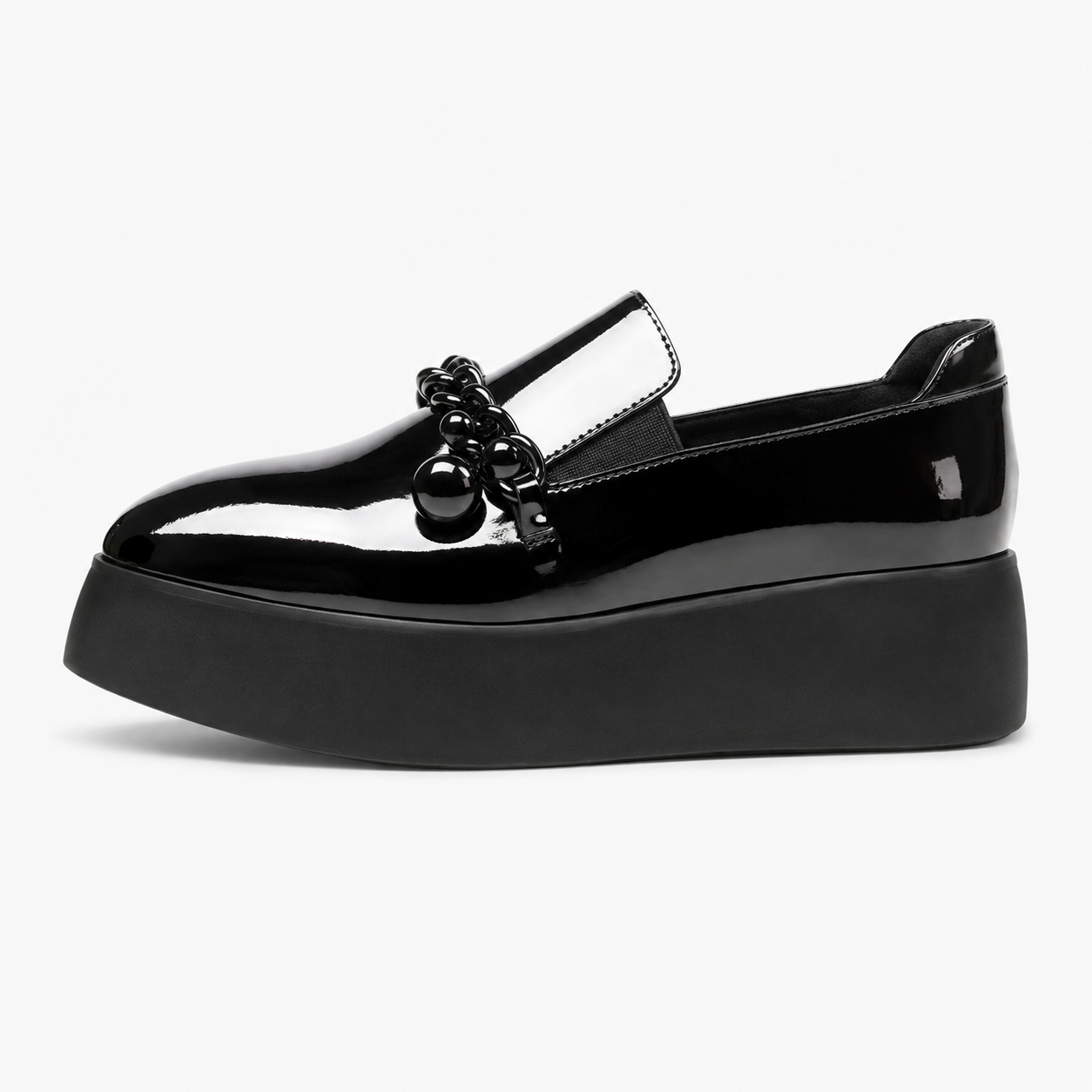 Women's Round-Toe Platform Loafers