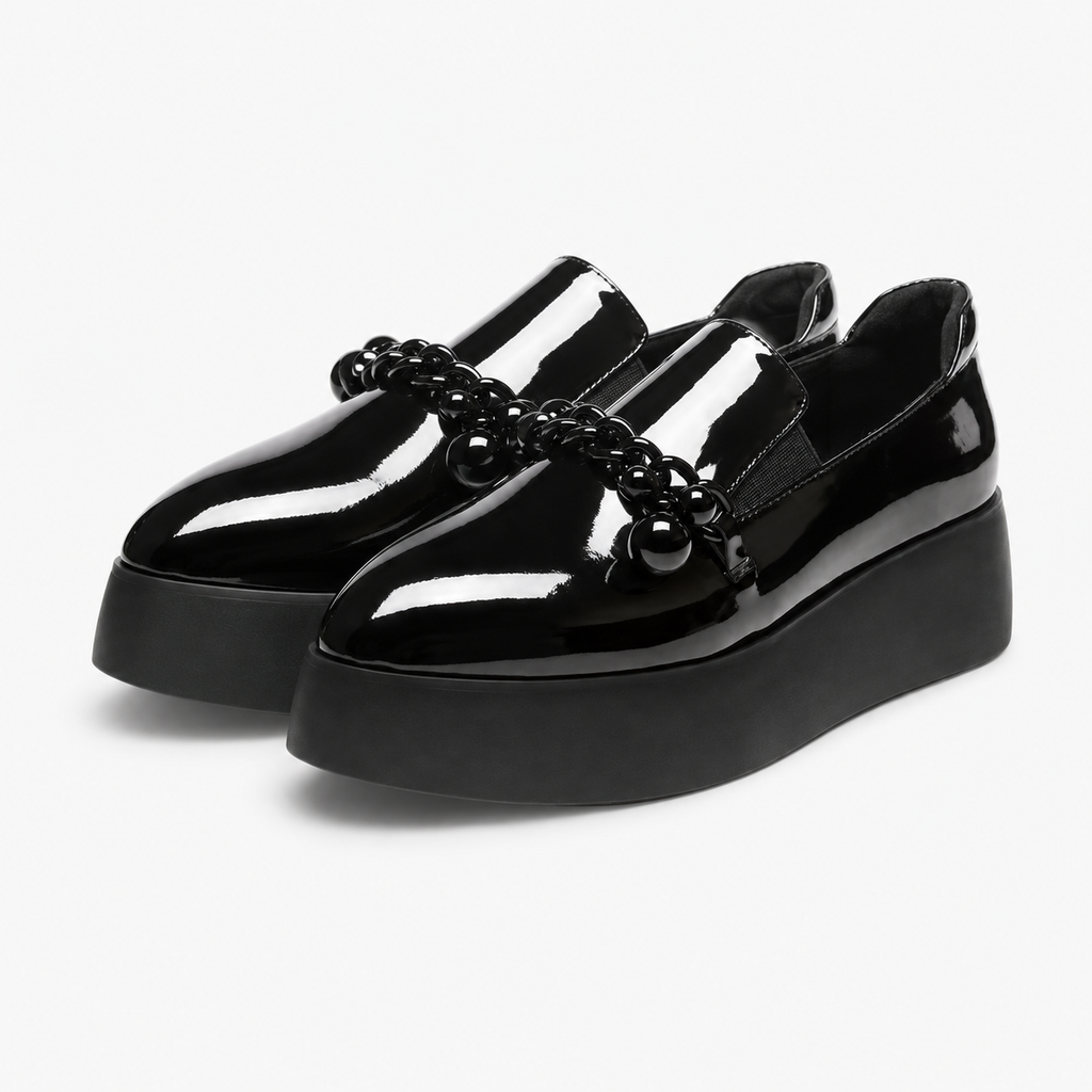 Women's Round-Toe Platform Loafers