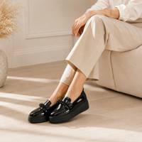 Women's Round-Toe Platform Loafers