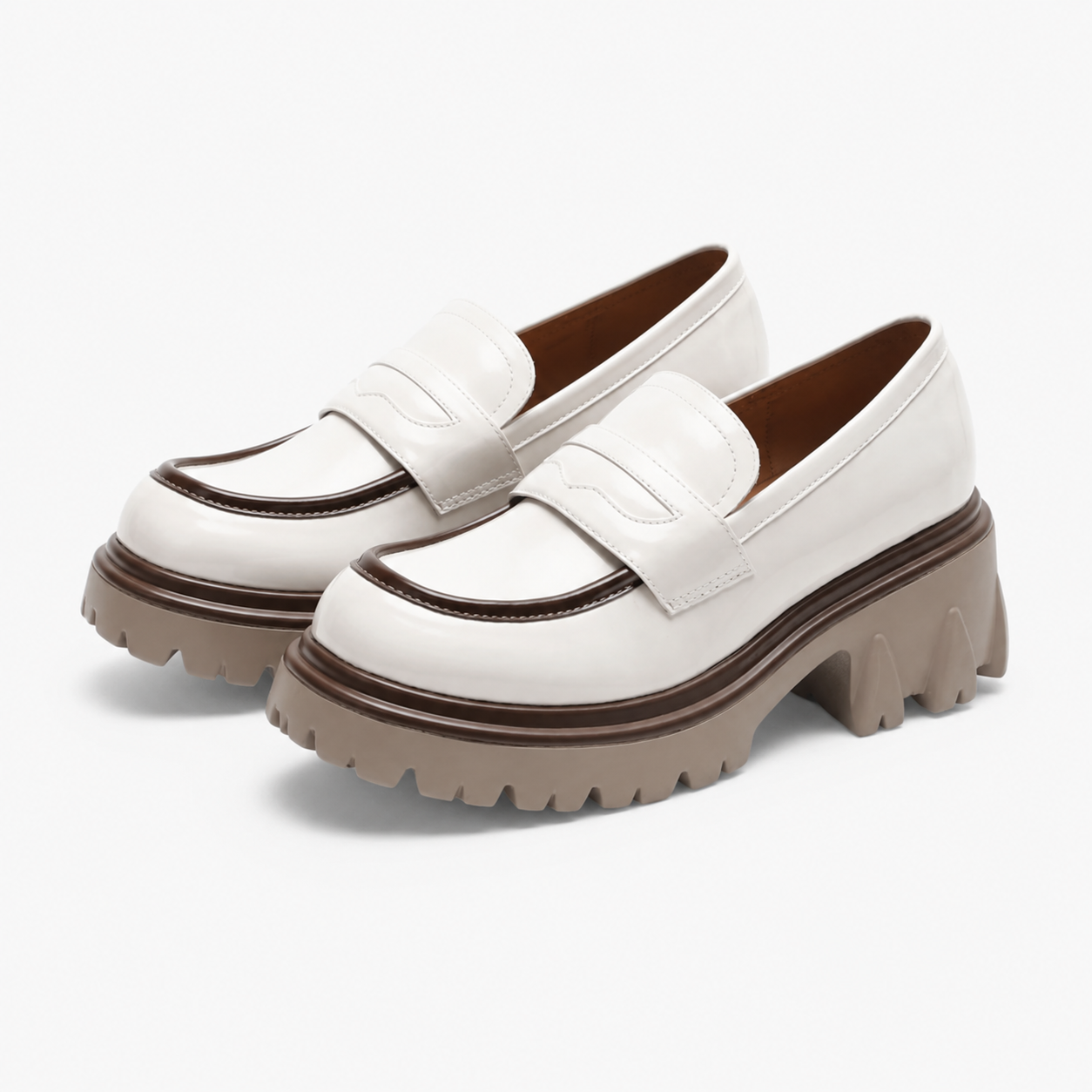 Boys' Navy Blue Leather Loafers