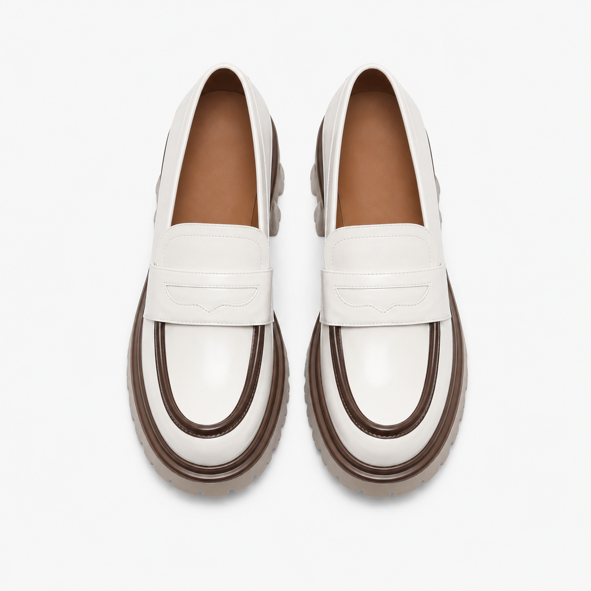 Women's Patent Platform Loafers