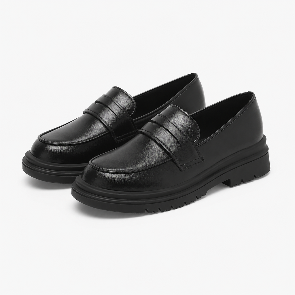 Boy's Black Loafers
