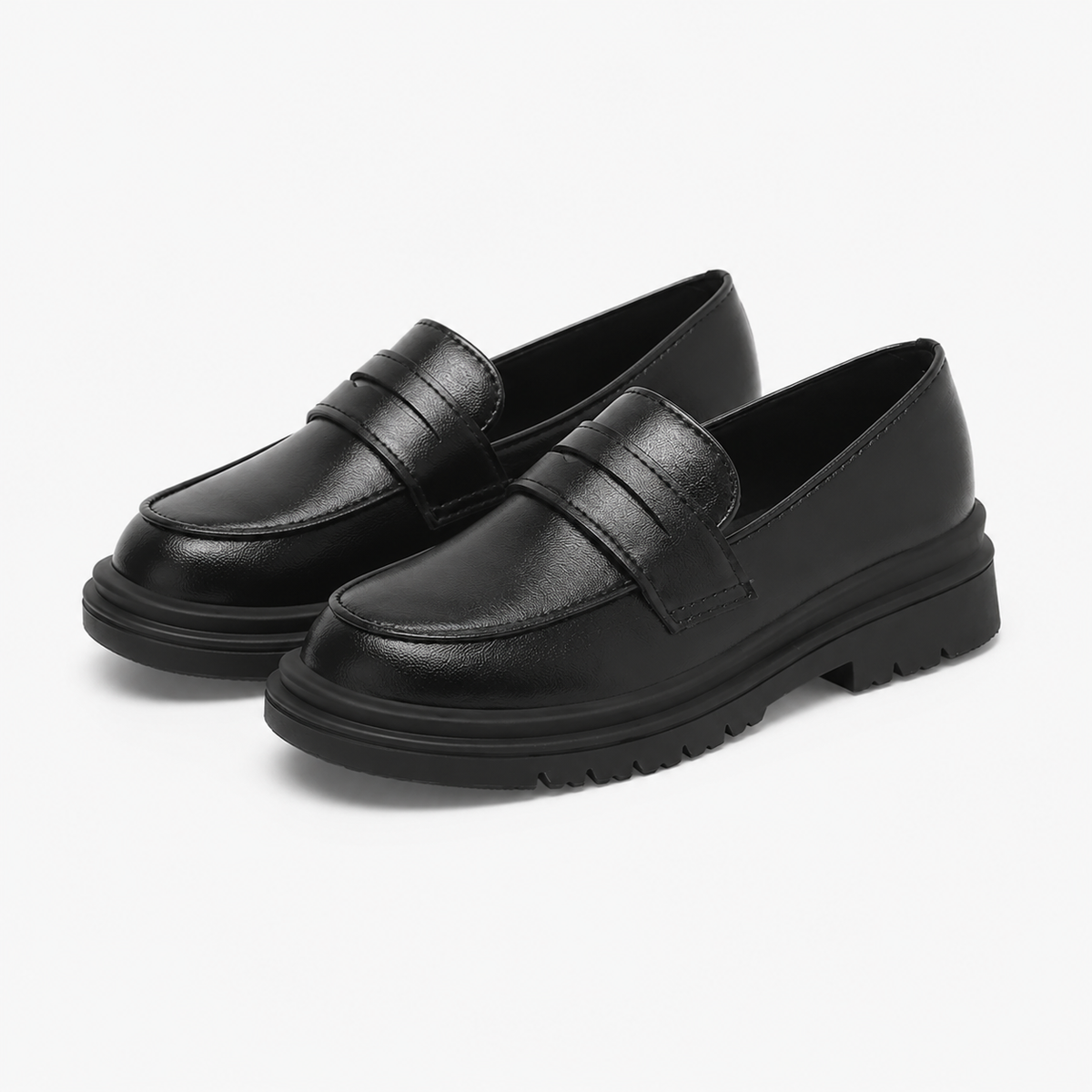 Boy's Black Loafers