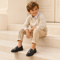 Boy's Black Loafers