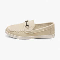 Boy's Beige Loafers