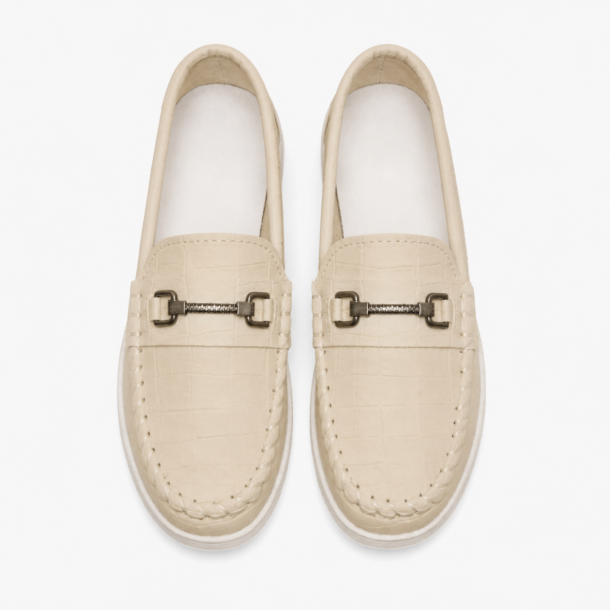 Boy's Beige Loafers