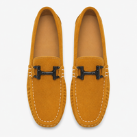 Boys' Camel Suede Loafers