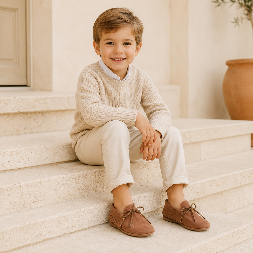 Boy's Nubuck Loafers