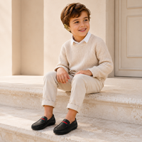 Boy's Soft Leather Loafers