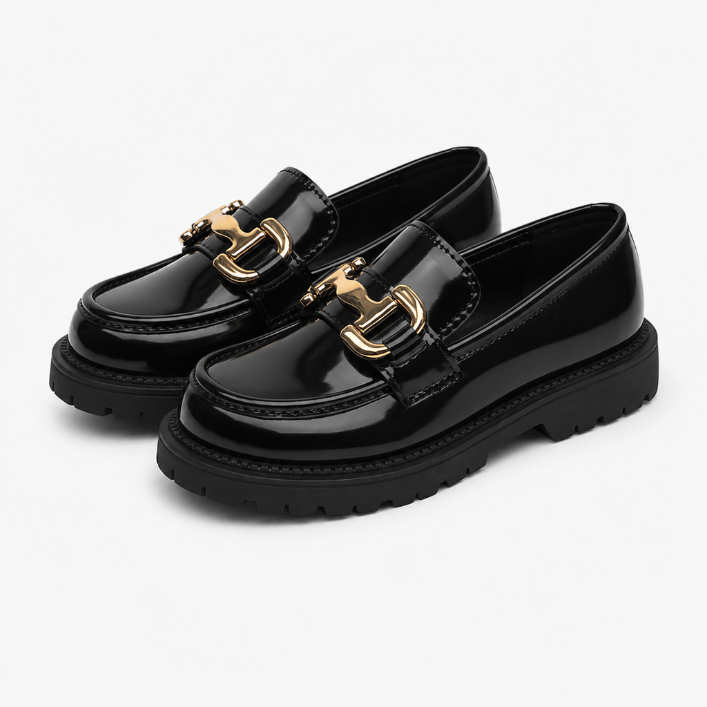 Girls' Loafers with Notched Sole