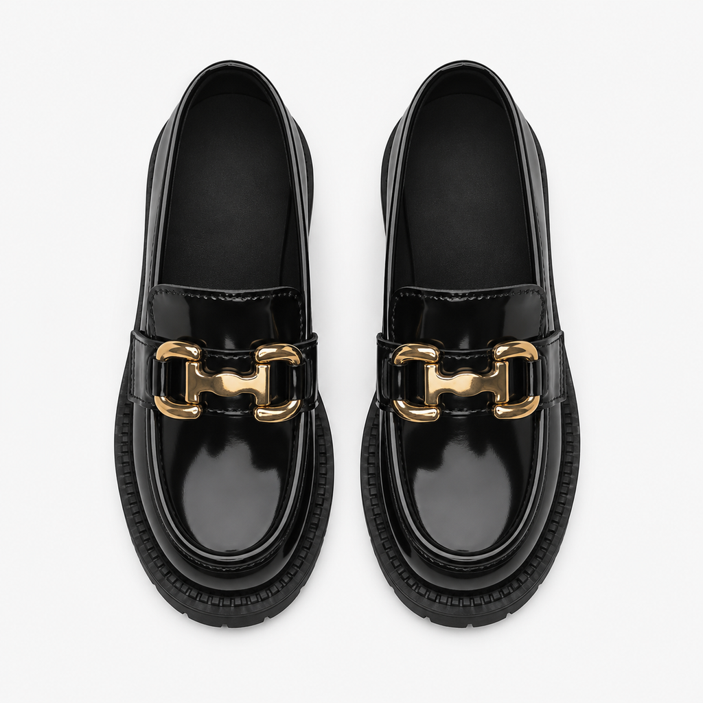 Girls' Loafers with Notched Sole