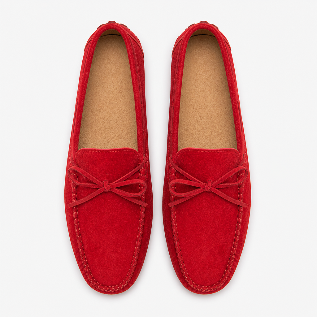 Men's Nubuck Boat Loafers
