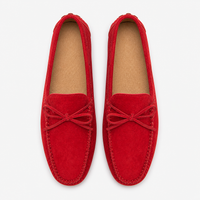 Men's Nubuck Boat Loafers
