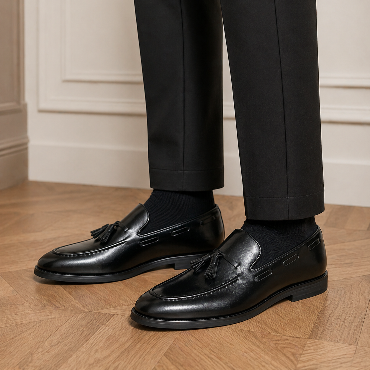 Men's Tasseled Loafers – Leather