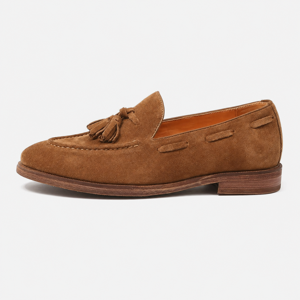 Men's Suede Tasseled Loafers