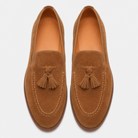 Men's Suede Tasseled Loafers