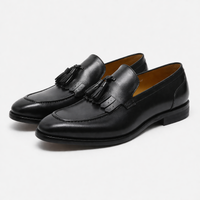 Men's Tasseled Loafers – Black