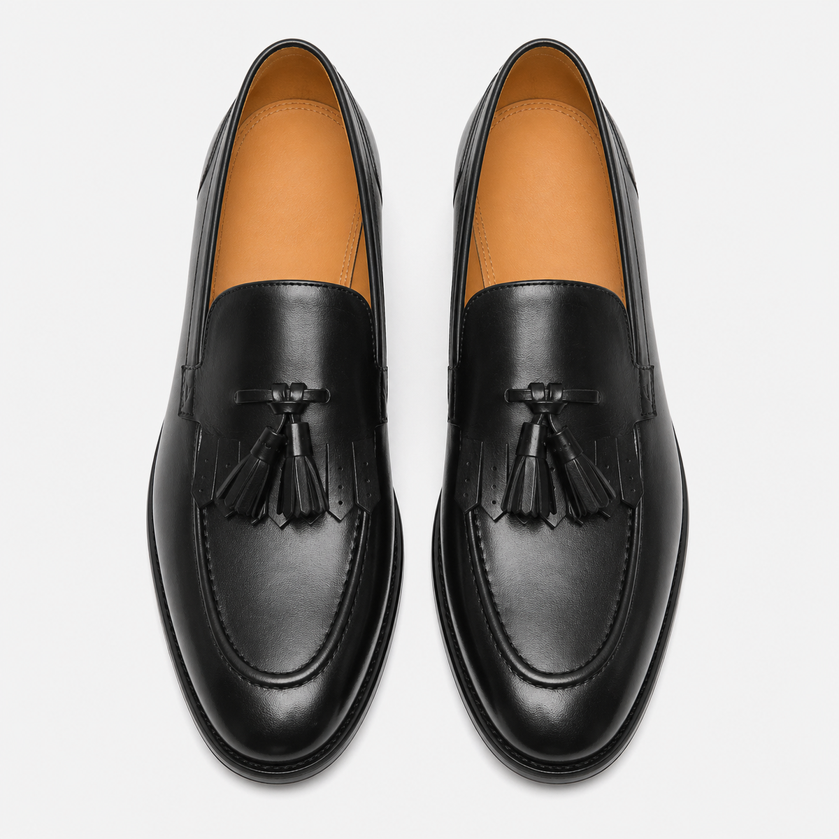 Men's Tasseled Loafers – Black