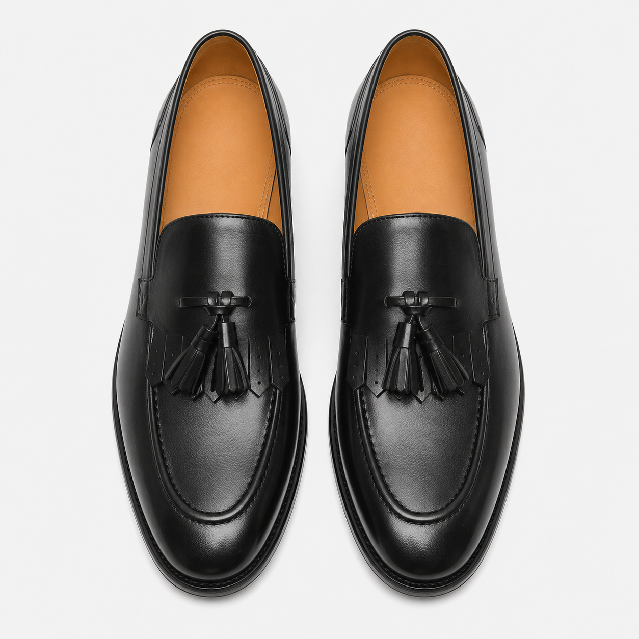 Men's Tasseled Loafers – Black
