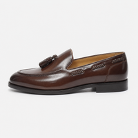 Men's Brown Tasseled Loafers