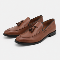 Men's Tasseled Loafers – Cognac