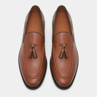 Men's Tasseled Loafers – Cognac